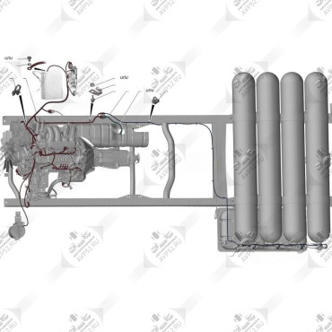 Жгут системы управления двигателем 3302 дв. А305 «EvoTech 3,0», Газель-некст с 07.2019г.
