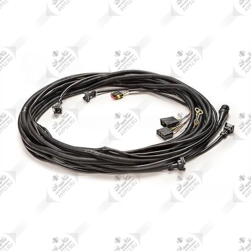 Жгут удлиненный по раме (задний) 3302 (борт) дв.405 (4216) под погружной б/насос, с боковыми габоритами на бортах, модиф. 2005г.-2009г.