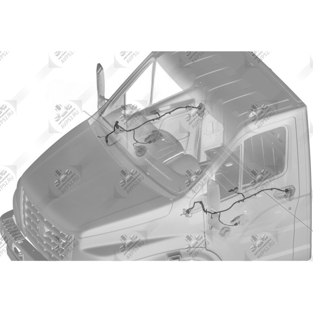 Жгут правого зеркала Газон-Некст