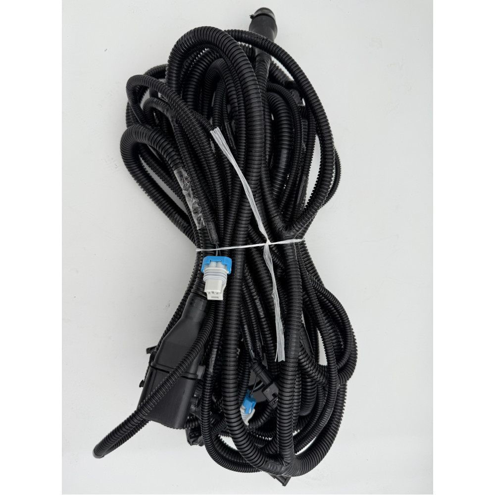 Жгут удлиненный по раме (задний, с подсветк. зад. номера по центру на брусе) дв.EvoTech 2.7 (Эвотех-УМЗ), Газель-некст (борт) c 05.2013г.