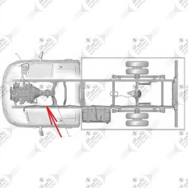 Жгут по раме (задний) дв.Cummins, Газель-некст (борт) c 05.2013г.