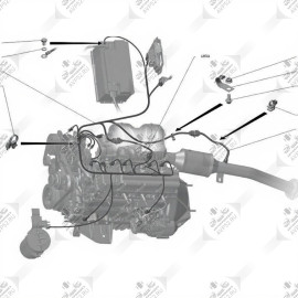 Жгут системы управления двигателем Газель-некст дв. «EvoTech 2.7» (Эвотех-УМЗ), с 07.2014г.