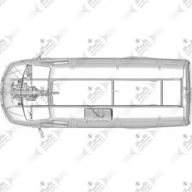 Жгут по раме (задний) 2705 (автобус) дв.4216, Газель-бизнес, модифик. 2010г.